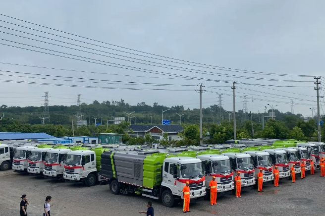 15天！好博环境快速响应客户需求，顺利交付约3000万元环卫装备